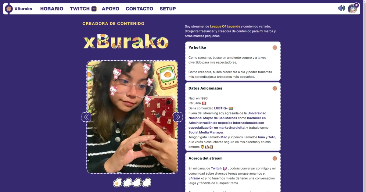 screenshot del proyecto xBurako